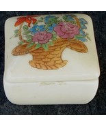Cute Little Transferware Porcelain Trinket Box, VG COND - $36.84 MXN
