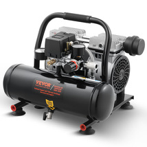 VEVOR Air Compressor 1Gal 1HP 1.5CFM@90PSI 120PSI 78dB Portable Oil Free  - $95.99