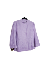 Eileen Fisher Lavendra 100% Silk Rib Stitch Jacket Size Small - £39.30 GBP