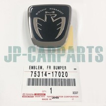 TOYOTA GENUINE FRONT EMBLEM MIDSHIP RUNABOUT BLACK 75314-17020 MR2 SPYDE... - $75.02