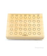 Calander  ~  Stampin Up!  Rubber Stamp  wood mounted 3 3/4&quot;x2 3/4&quot;  Mark... - £1.54 GBP