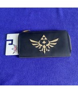 NEW! Legend Of Zelda Skyward Sword Zip Up Faux Leather Purse Wallet w/ Z... - £18.42 GBP