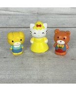 Lot of 3 Sanrio Hello Kitty Mini Figures Mama   Jody Dog   Tippy Miniatures - £8.65 GBP
