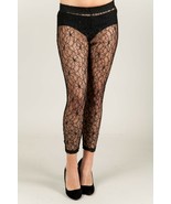 Mischa Barton Brand ~ Black ~ Spider Legging ~ Women&#39;s Size Small ~ Lace... - $49.11 CAD