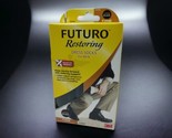 Futuro Support Socks Men&#39;s Dress Socks Black Firm Large 20-30mm Compress... - $11.75