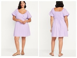 Old Navy Milkmade Lilac Cottage Peasant Summer Dress Size Xl - $32.00