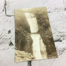 Vintage RPPC Bridal Veil Falls Tree Columbia River Cross Dimmitt Postcard  - £4.70 GBP