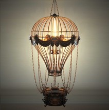 HomeRoots 364183 Multi Color Vintage Hot Air Balloon Pendant - 23 x 23 x 41 in. - £597.23 GBP