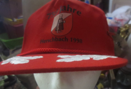 750th Anniversary 750 Jahre Herschbach 1998 Germany Hat Cap CHW White Leaf - £18.23 GBP