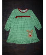 NEW Boutique Christmas Reindeer Girls Pajamas Nightgown - £8.65 GBP