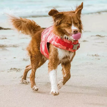 HURTTA SWIMMER LIFE SAVIOR JACKET DOG FLY VEST CORAL SIZE 20-40 LBS - $1,216.74 MXN