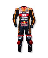 Marc Marquez Repsol Black Motorcycle Rider Leather Racing Suit  - €255,03 EUR