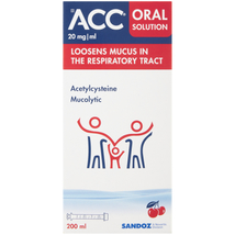 ACC cough syrup for children x100 ml Sandoz Cherry-flavored - $29.99