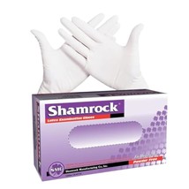 Shamrock Examination Latex Gloves - Disposable, Fully Textured and Rubber Glove  - £14.28 GBP