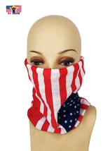 USA Multi Way American Flag Bandanna Mask Head Band Wrap Face Cover Neck Scarf - £6.22 GBP
