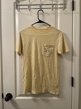 Southern Tide Men&#39;s Graphic Print T-Shirt Yellow Size XS - $23.96