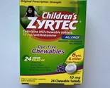 Zyrtec 24 Hour Children&#39;s Allergy Grape Chewables 10 mg 6yrs And Older 1... - £13.65 GBP