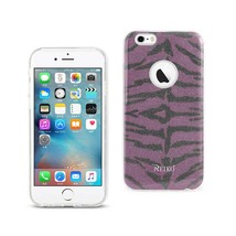 Reiko Iphone 6/ 6s Shine Glitter Shimmer Tiger Stripe Hybrid Case In Purple - £7.18 GBP