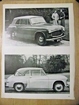Hillman Minx Automobile Specification sheet-1953 - $2.97