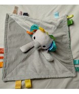 Bright Start Elephant Lovey Baby Security Blanket Infant Plush Grey Soft... - $12.87