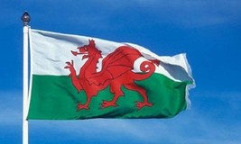 Wales United Kingdom Flag Super Poly 3X5 Ft Flag Banner - £3.84 GBP