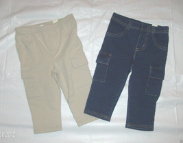 Toddler Girls Childrens Place Beige Blue Jean Leggings Size 3T NWT - $12.99
