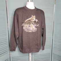 Cadre Outdoor Legends Sz L High Neck Sweatshirt Gray Long Sleeve - £17.93 GBP
