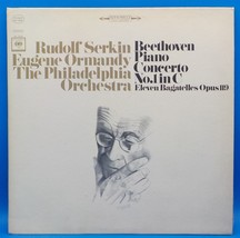 Rudolf Serkin, Ormandy PO LP BEETHOVEN Piano Concerto #1 COLUMBIA MS-683... - $11.87