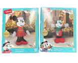 Mickey and Minnie DISNEY Airblown Light up Christmas Inflatable. Brand N... - $139.98