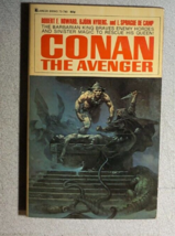 CONAN THE AVENGER by Robert E Howard, Nyberg &amp; de Camp (1968) Lancer paperback - £11.64 GBP
