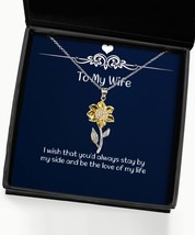 Wife Gifts for Wife, I Wish That You&#39;d Always Stay by My Side and, Inspire Wife  - $48.95