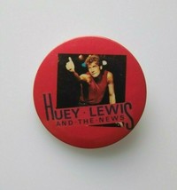 Huey Lewis And The News Vintage 1984 Badge Button Pin Unused Old Stock Pinback - £18.68 GBP