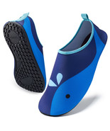 Men and Boys Aqua Shoes Quick-Dry - Blue Aqua Shoes, Beach, Pool, Non-Sl... - $26.97
