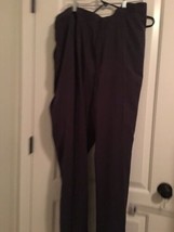 Kings Court Men&#39;s Big &amp; Tall Gray Dress Pants Flat Front Size 54x3 - $47.53