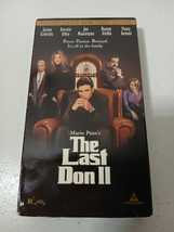 Mario Puzo&#39;s The Last Don II (2) VHS Tape - £1.57 GBP