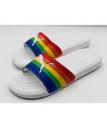 NEW Puma Cool Cat Rainbow ‘Pride’ Cushioned Slides 383190-01 Women’s Size 8 - $376.14 MXN
