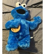 Sesame Street Cookie Monster Plush 2022 Toy Factory Blue Soft Stuffed An... - $22.81 CAD