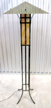 Craftsman Metal and Mica Torchier Floor Lamp  - $345.51