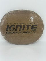NEW Longaberger Wooden Oval Lid &quot;Ignite Your Future&quot; 2012 SEALED - $14.83