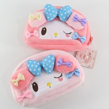 Sanrio Melody  Plush Cosmetic Bag  Girl Large-capacity Mobile Phone Storage Bag  - £96.71 GBP