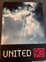 United Flight 93 BLOCKBUSTER VIDEO BACKER CARD 5.5&quot;X8&quot; NO MOVIE - $14.50