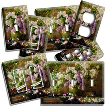 Still Life Syringa Lilac Flower Light Switch Outlet Wall Plate Room Floral Decor - £8.74 GBP+