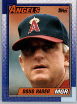 1990 Topps 51 Doug Rader Team Leader Card California Angels - $0.99