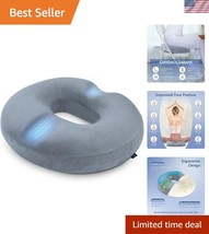 17.7&quot; Round Memory Foam Cushion - Ideal for Tailbone Pain and Postpartum... - $29.49