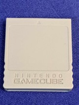 Official Nintendo Gamecube Memory Card 59 Blocks DOL-008 Genuine Gray - £16.43 GBP