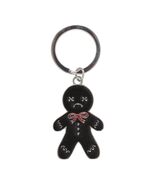 Spooky Gingerbread Man Keyring - Creepy Christmas &amp; Gothic Gift - $6.99