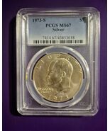 PCGS 1973 S Eisenhower Silver Dollar MS67 - $59.40