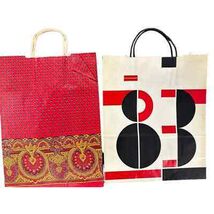2 VTG Bloomingdales Paper Shopping Bags New Years 1983 Provencal Melanie... - $29.00