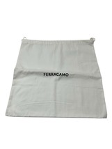 Salvatore Ferragamo Dust Bag 16&quot;x16&quot; Approx. w/Drawstring Ivory - $445.81 MXN