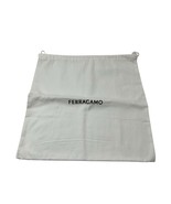 Salvatore Ferragamo Dust Bag 16&quot;x16&quot; Approx. w/Drawstring Ivory - $445.81 MXN